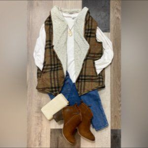 Plaid Vest